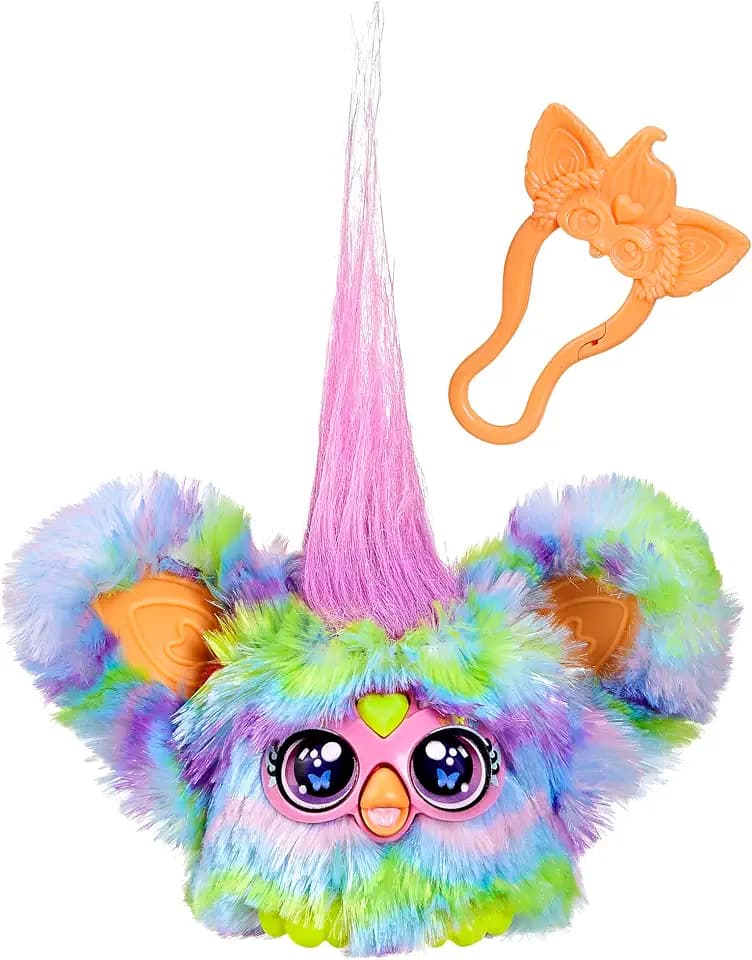 Furby Furblets Swee-Dee Frühling Mini-Plüschspielzeug – lustiges, sprechendes Kuscheltier für Kinder