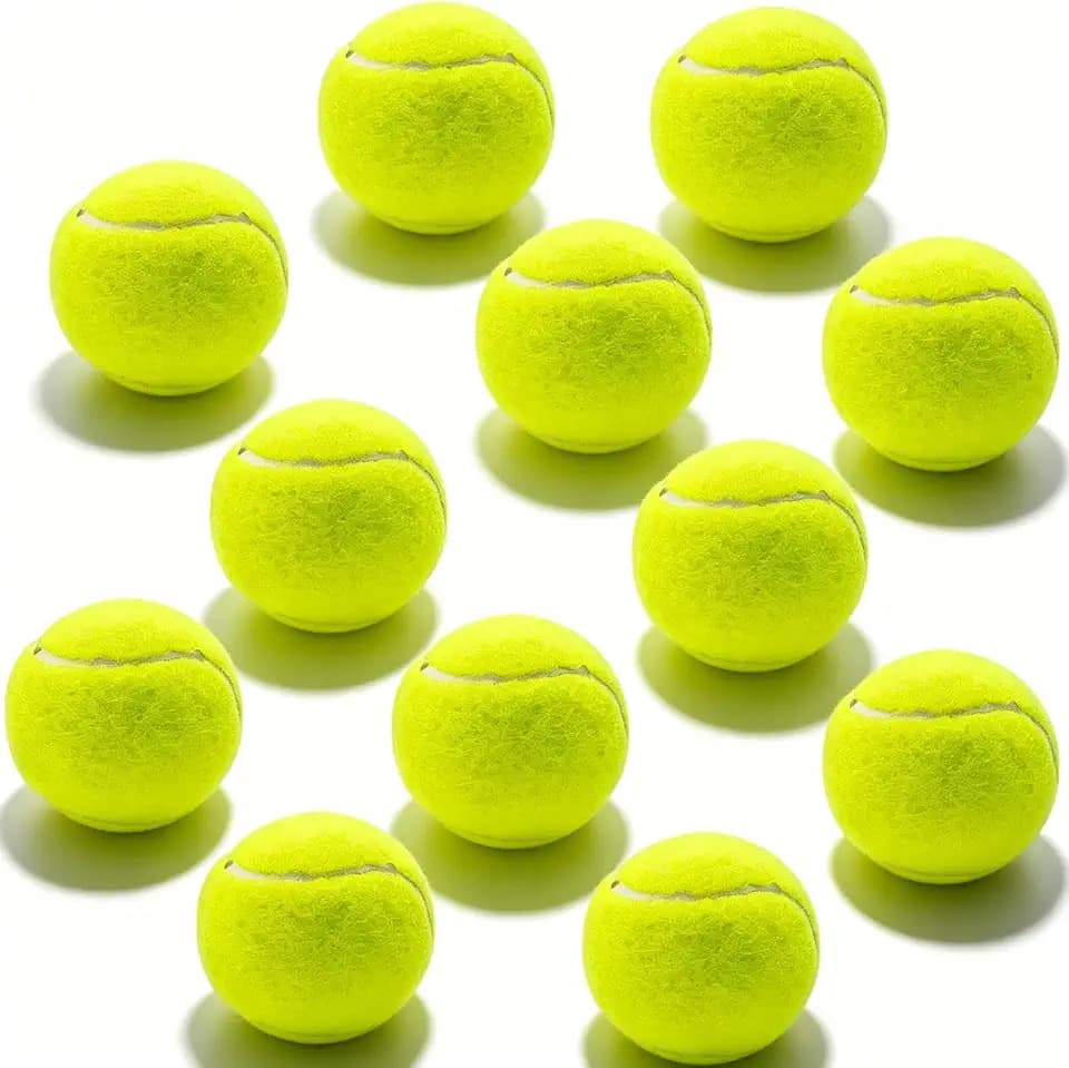 MeoZynxadril 12 Stück Tennisbälle, Freizeit Tennisbälle, Tennisball Hund