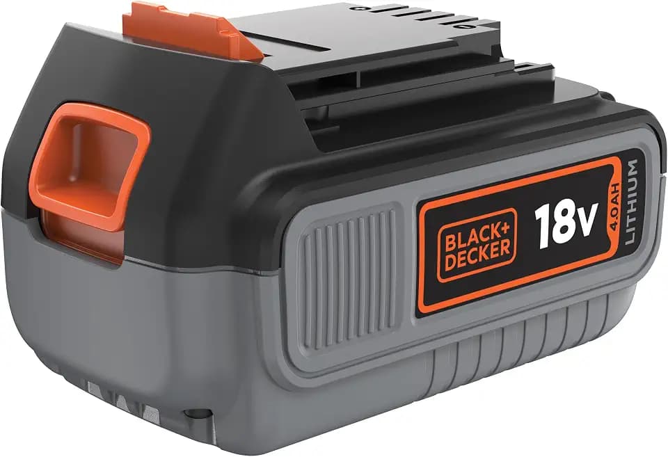 BLACK+DECKER Akku für Gartengeräte und Elektrowerkzeuge - 18 V/4,0Ah Li-Ion für alle 18 V/F5 Gartengeräte und Elektrowerkzeuge, BL4018