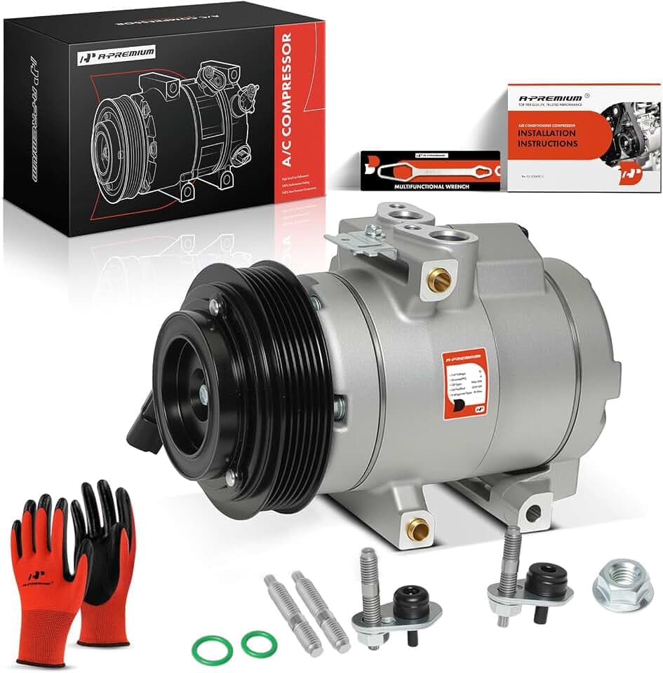 A-Premium Air Conditioner AC Compressor with Clutch