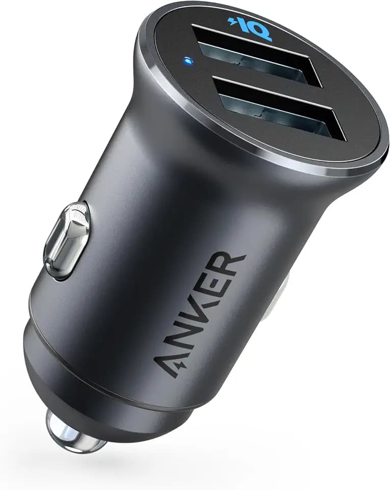 Anker 24W Zigarettenanzünder USB, Mini Autoladegerät, 4,8A Duales USB