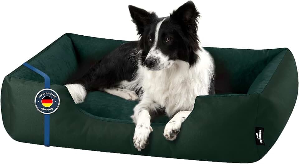 BedDog Hundebett Zara Hundekissen Hundekorb mit Waschbarem Bezug