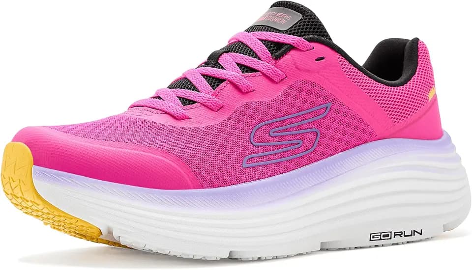 Skechers GOrun Max Cushioning Raspberry vegan pink