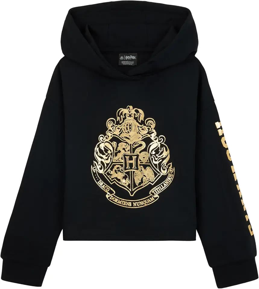 Harry Potter Mädchen Hoodie, Weicher und Bequemer Hogwarts Kapuzenpullover - Geschenke für Mädchen