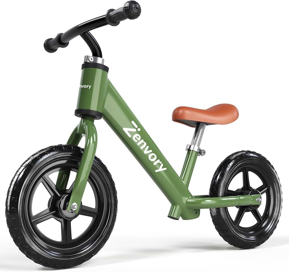 Toddler Balance Bike Age 2-5, 12 Inches, Tool-Free Adjustable