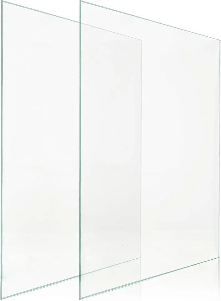 3.5x5 Picture Frames Glass Replacement 2Pcs Set 1.77mm Thick (3.5" x 5")
