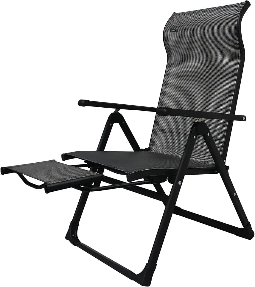 Caravan Sports Zero Gravity Chair Recliner Lounge Chair with Foot Rest Gray