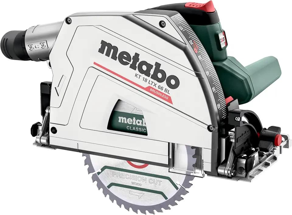 metabo Akku-Tauchkreissäge KT 18 LTX 66 BL, 18 V Säge, 66 mm Schnitttiefe