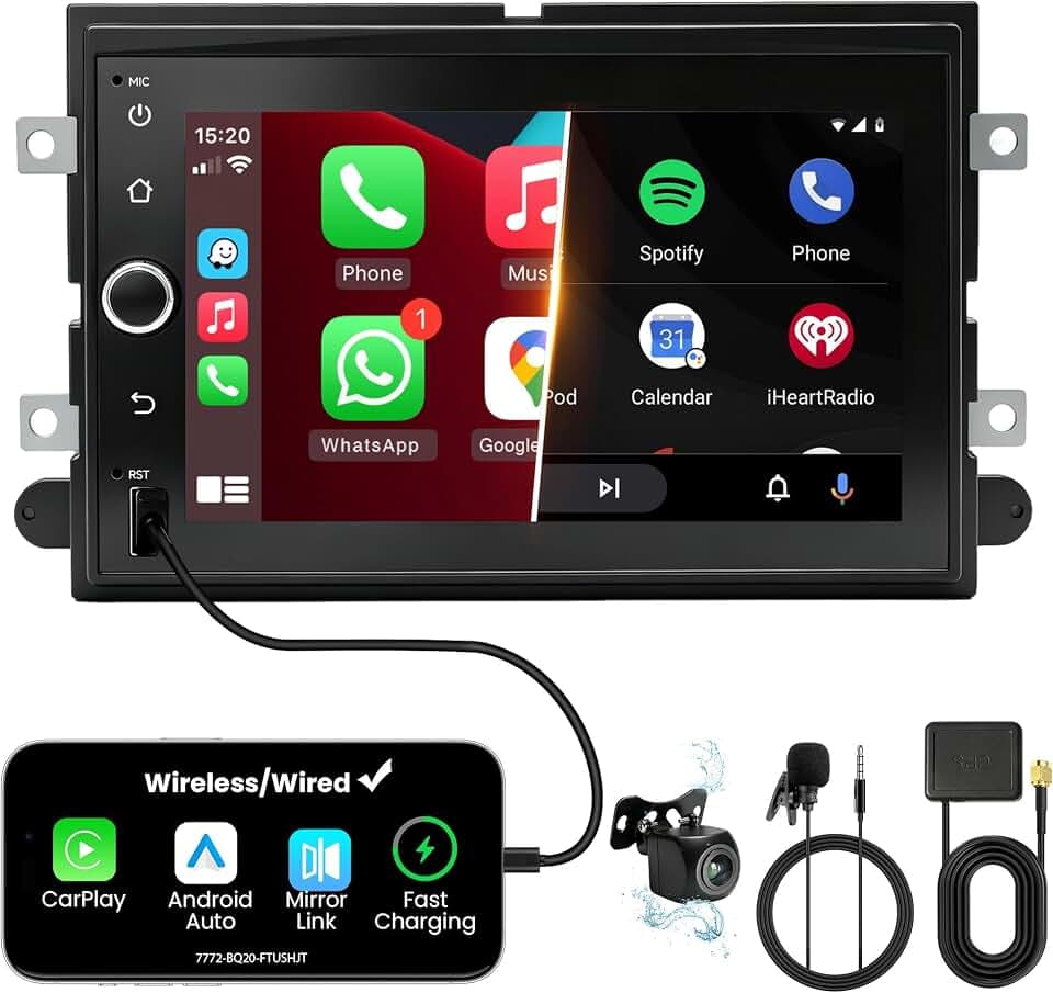 7" Car Stereo for Ford F150 (2004-2008) F250 (2008-2014) F350 (2008-2015)