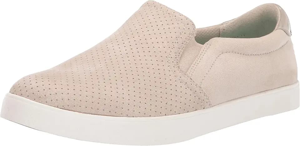 Dr. Scholl's Shoes Damen Madison Sneaker, Greige Microfiber Perforated, 42 EU