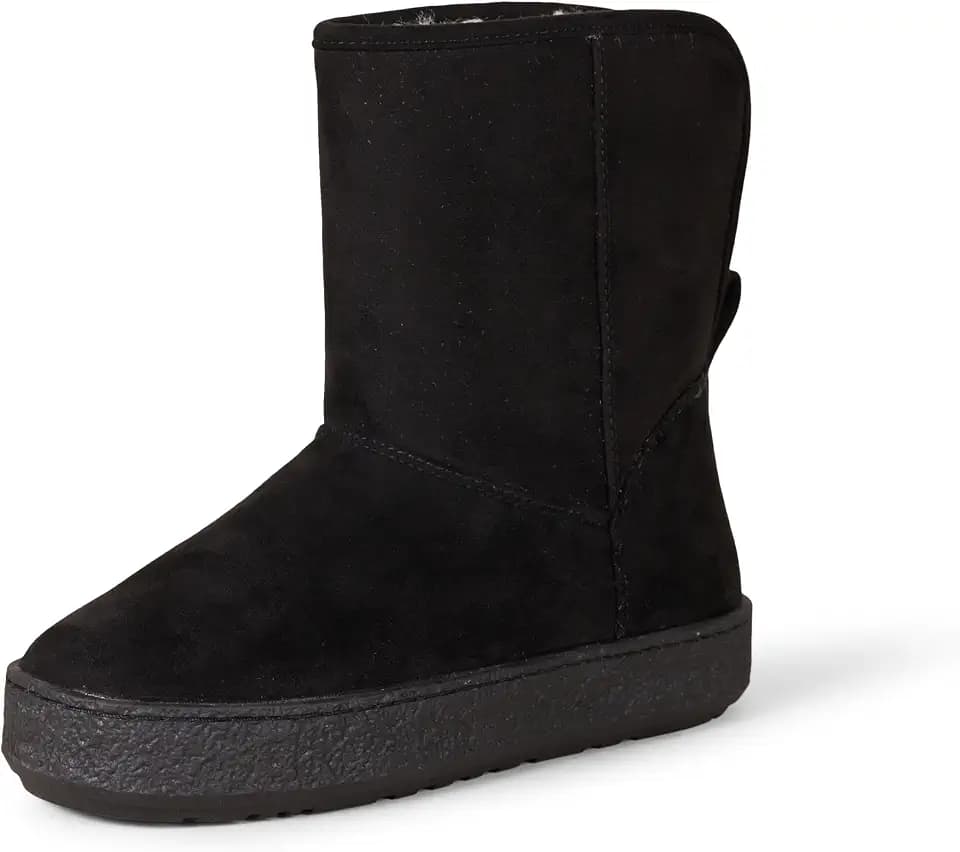 Amazon Essentials Women's Faux Fur Lined Shearling Boots, Pull-On Design