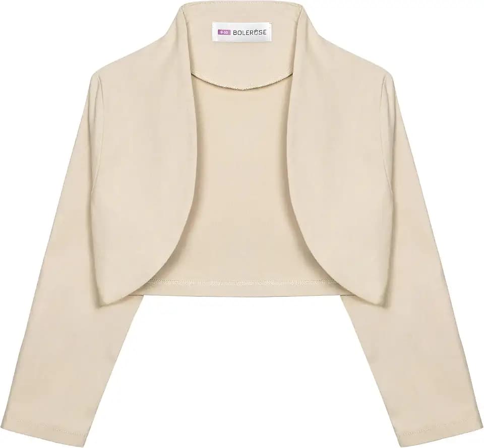 Bolerose Mädchen Bolero Jäckchen 3/4-Arm Festlich