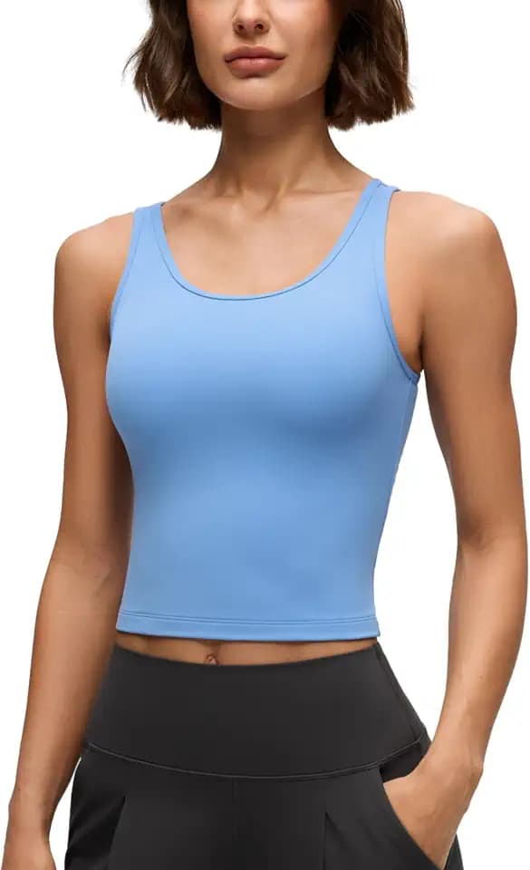CRZ YOGA Butterluxe Double Lined Tank Top