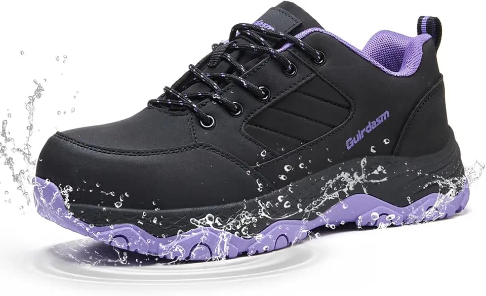 Women's Wide Steel Toe Waterproof Work Shoes