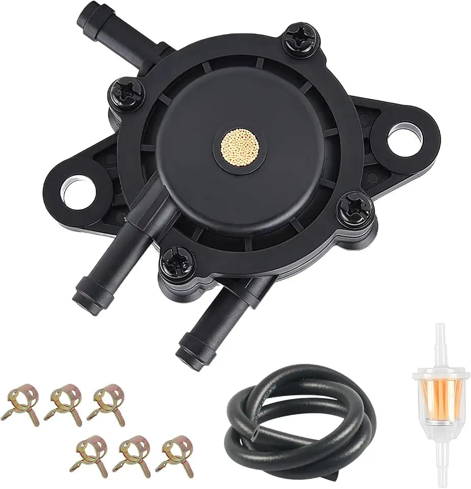 Fuel Pump with Filter and Oil Hose for Kohler, Briggs & Stratton, Kawasaki