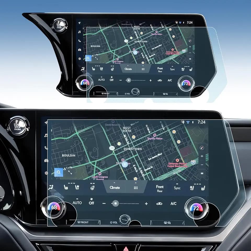 Matte Screen Protector for 2023 2024 2025 2026 Lexus RX RX350/RX350h/RX450h+/RX500h Accessories Navigation Touchscreen Protector Film Tempered Glass HD Clear Anti-Glare 14''