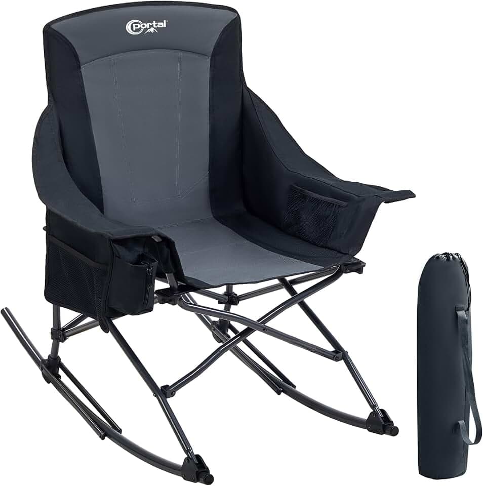 Portal Outdoor Rocking Camping Chair Folding Portable Rocker