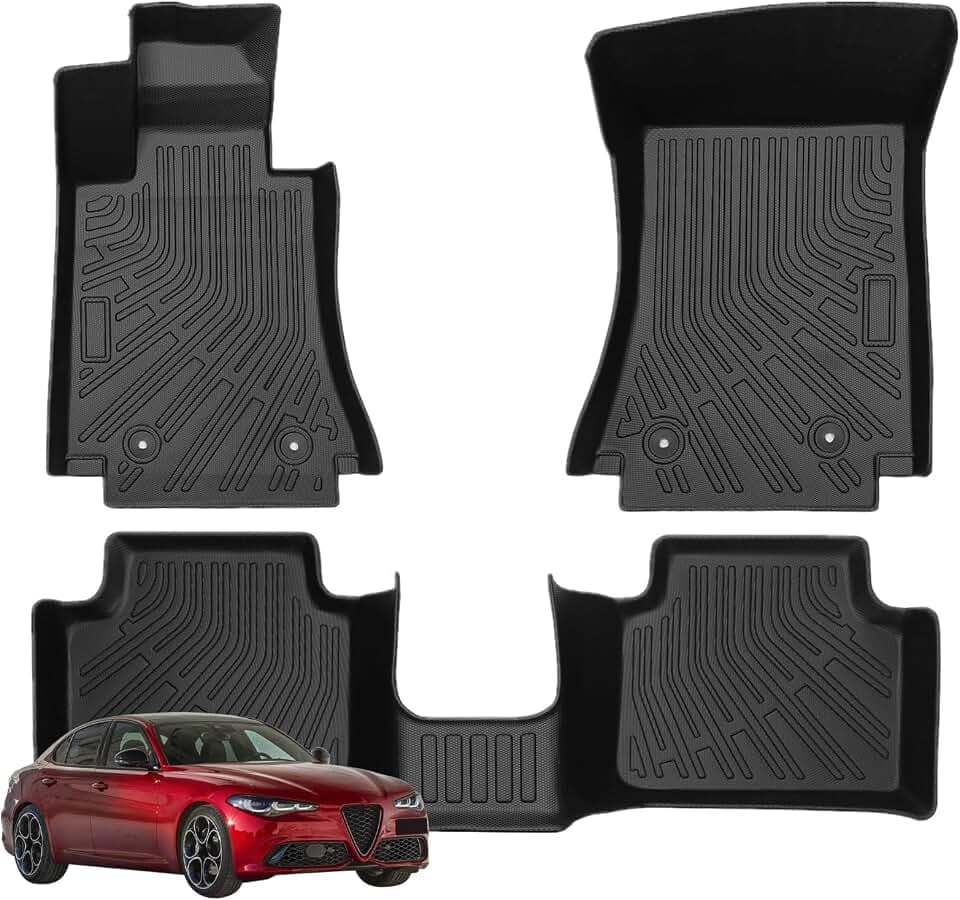Priprilod Floor Mats Fit for Alfa Romeo Giulia RWD 2017-2025