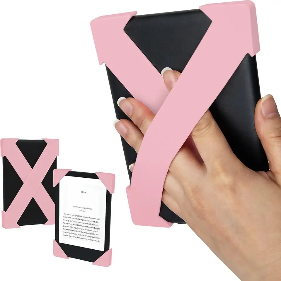 Strapsicle Hand Straps for 6" Kindle, Paperwhite & Kobo Clara - Blush