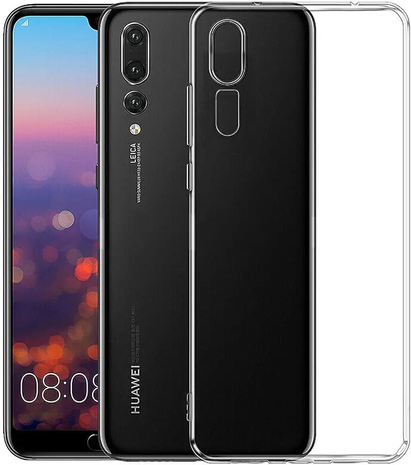 NEW'C für Huawei P20 Hülle Case Transparent TPU Stoßfest