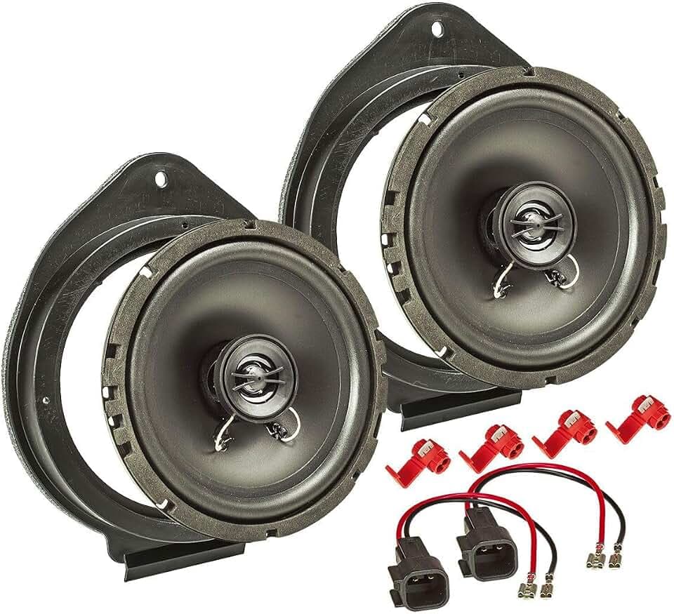 tomzz Audio 4039-007 TA16.5-Pro Lautsprecher Einbauset kompatibel mit Opel Astra Insignia Meriva Mokka Adam Karl 165mm Koaxial System
