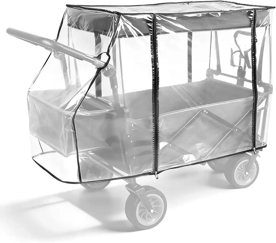 LPZMPZ Universal Bollerwagen Regenschutz 115X51X75 cm Regenverdeck