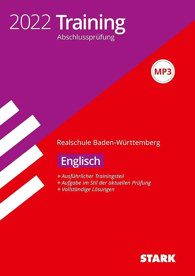 STARK Training Abschlussprüfung Realschule 2022 - Englisch - BaWü (Abschlussprüfungen)