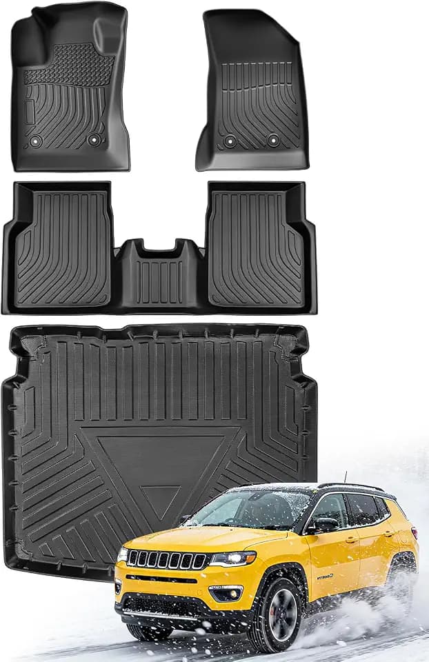 All Weather Floor Mat for Jeep Compass 2017-2026, 2017 Only New Body