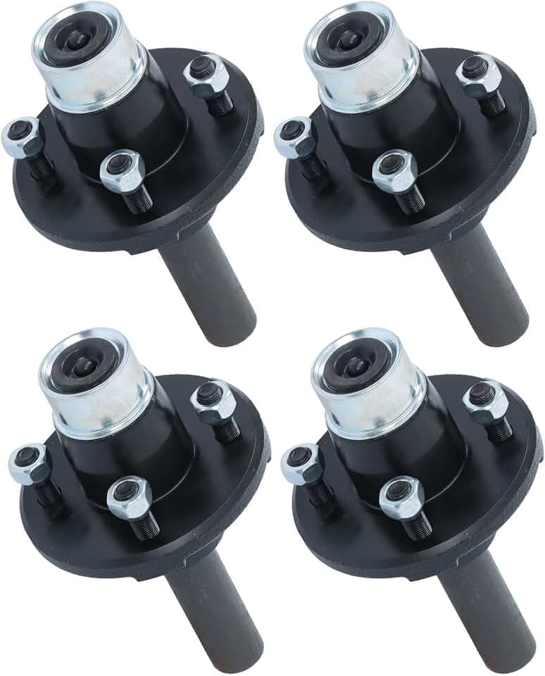 4 Sets 4 on 4 Bolt Idler Hub and 1 Round BT8 Spindle