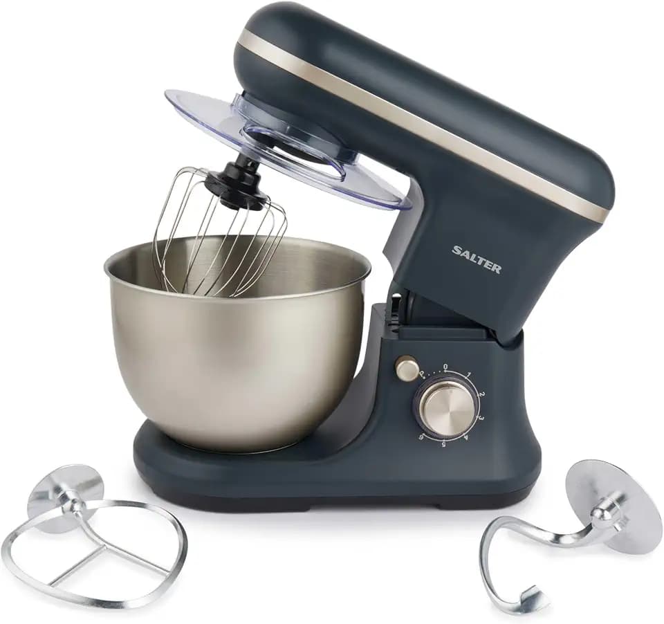 Salter Marino Küchenmaschine 1200 W, 5 l Edelstahlschüssel