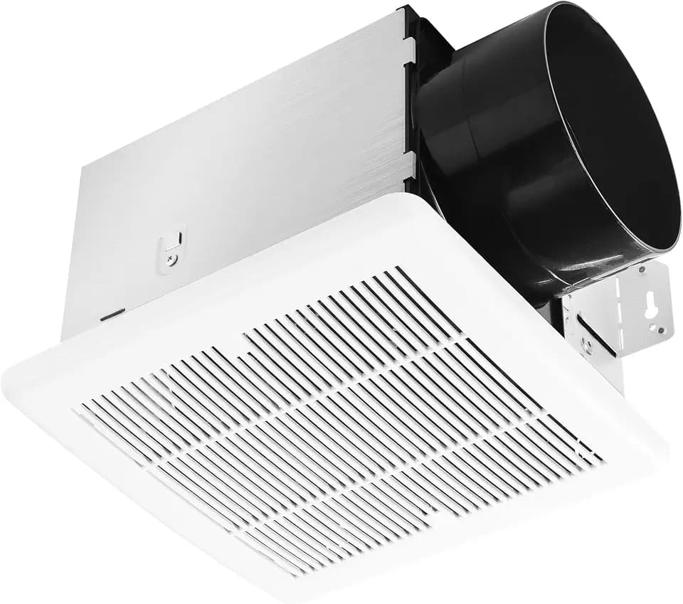 Tech Drive Bathroom Exhaust Fan,130CFM,0.8Sone,6 Inch Duct