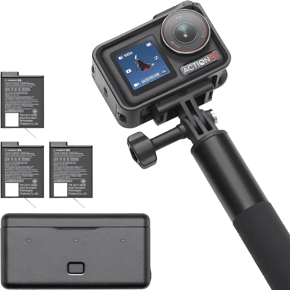 DJI Osmo Action 5 Pro Adventure Combo, Waterproof Action Camera