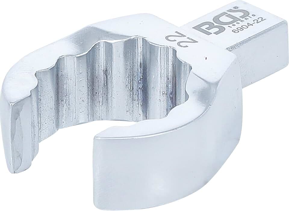 BGS 6904-22 | Einsteck-Ringschlüssel | offen | 22 mm | Aufnahme 9 x 12 mm