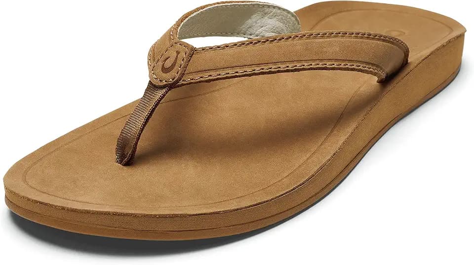 OluKai Southshore Women's Everyday Leather Sandals, Full-Grain Leather