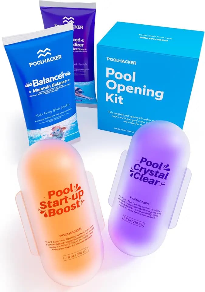 POOLHACKER 5-in-1 Pool Opening Kit for Above Ground and Inground Pools