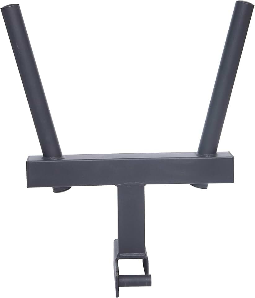 HulkFit Y-Dip Bar Attachment for Wall Mounted Power Cage Black