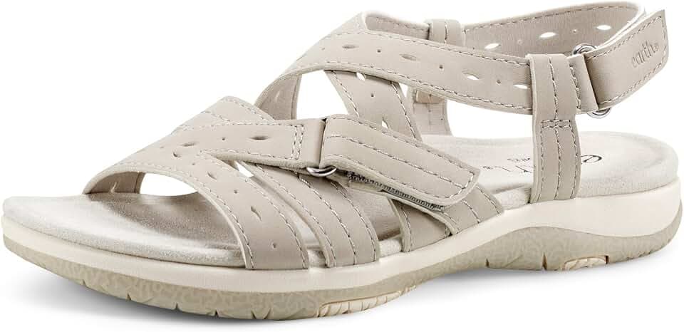 Earth Footwear Women's, SAMSIN3 Casual Sandal, Beige 150, 9.5 W