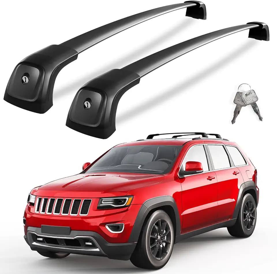 KINGGERI 330LBS Roof Racks Cross Bars for Jeep Grand Cherokee 2011-2021