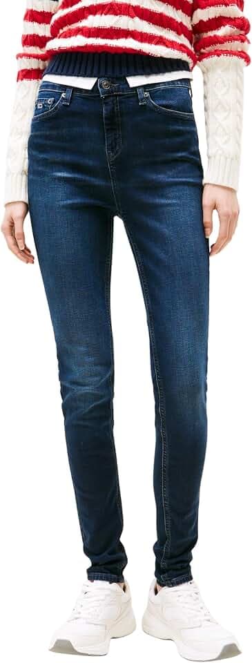 Tommy Jeans Damen Jeans Hose Nora Stretch
