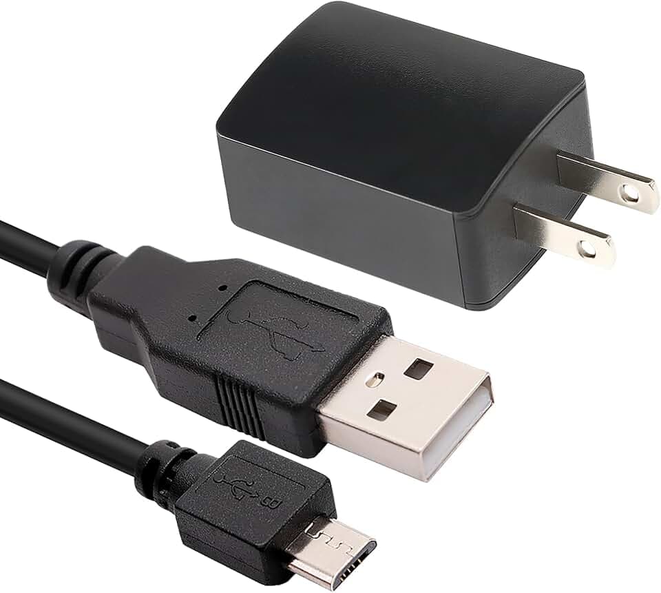 Micro USB AC Power Adapter for Super Nintendo SNES Classic Mini Edition (2017), NES Classic Mini Edition (2016) & Other Devices with Micro USB Connector