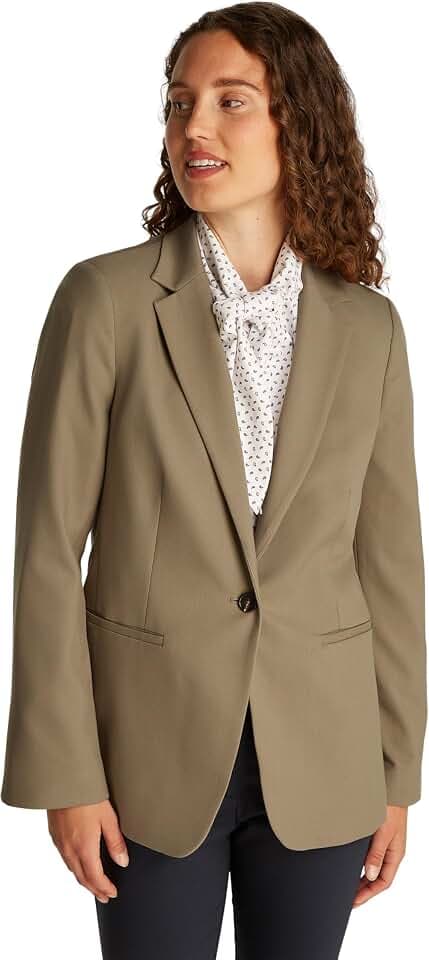 Tommy Hilfiger Damen Blazer Regular Elegant