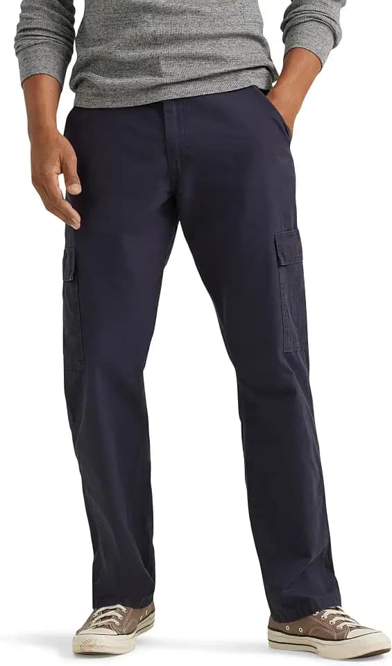 Wrangler Authentics Men's Twill Relaxed Fit Cargo Pant (Logan)