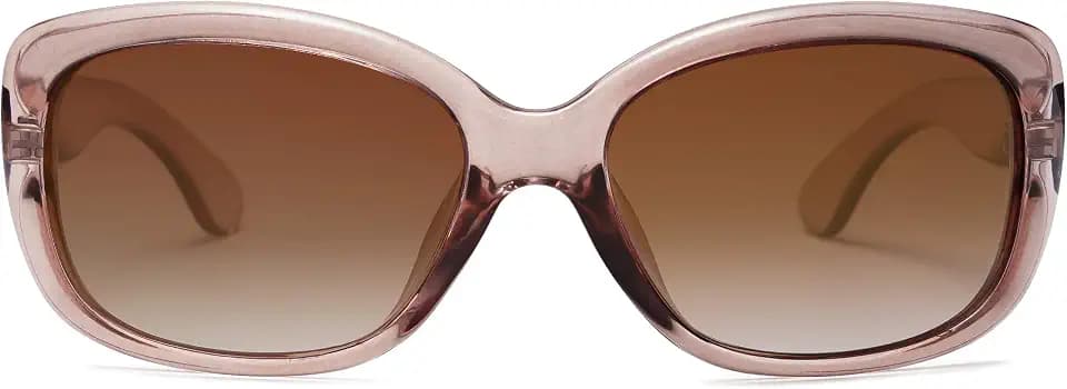 SOJOS Vintage Square Sunglasses for Women Men Polarized UV400 SJ2111