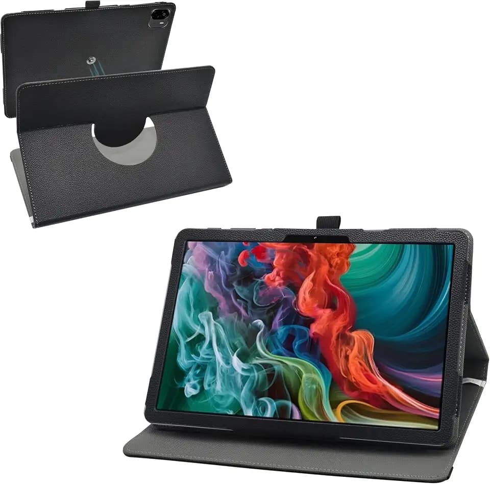 MAMA MOUTH hülle für ALLDOCUBE Ultra Pad,360°drehbare PU-Lederhülle für ALLDOCUBE Ultra Pad das 13-Zoll-Tablet,Schwarz