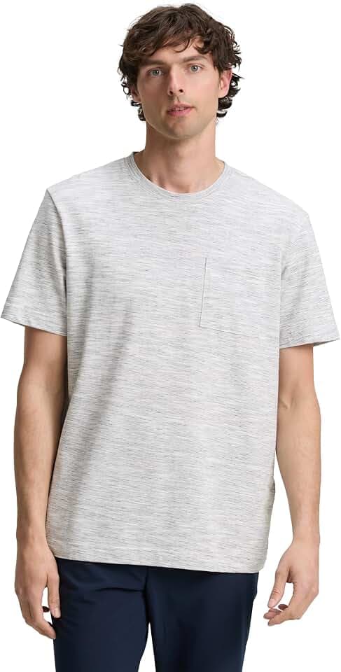 Tom Tailor Herren T-Shirt mit Brusttasche