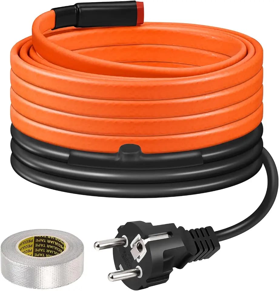 4m Frostschutz Heizkabel mit Thermostat 25W/m Rohrbegleitheizung