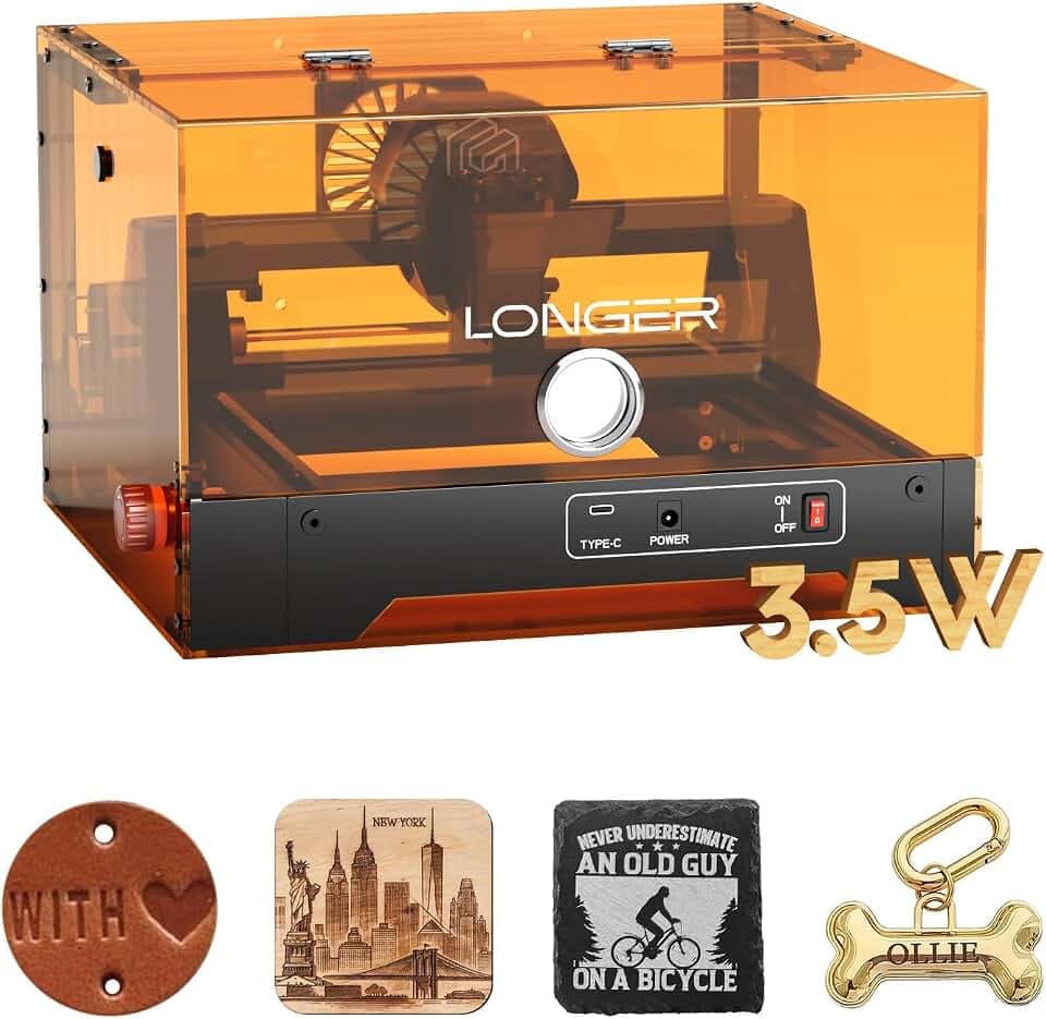 LONGER RAY5 Laser Engraver, 3500mW Precision Engraving Machine
