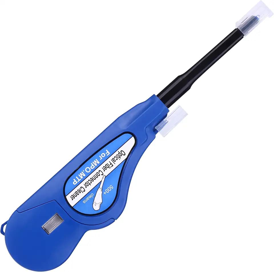 Fiber Optic Cleaner for MTP/MPO Connector, Over 500 Times Cleans,Fiber Endface Cleans & Optical Connector Cleans(Blue)