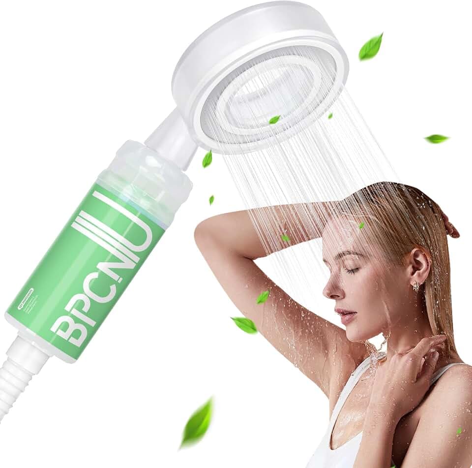 Aromatherapy Shower Head with Handheld – Filtered High Pressure Spa Shower for Softer Skin & Hair, Hard Water Filter with Woody Cedar Scent (forest)