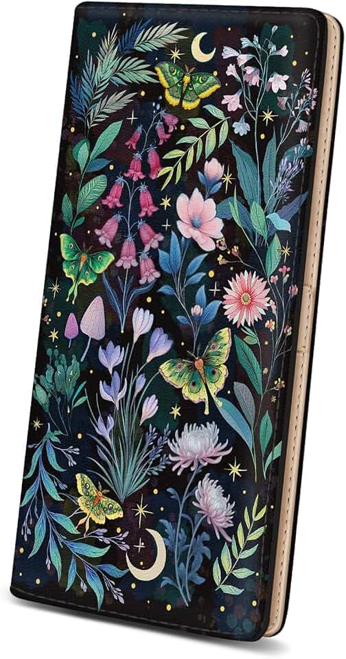 Immaturus Butterfly Women Wallet RFID Blocking Slim Thin Credit Card Holder